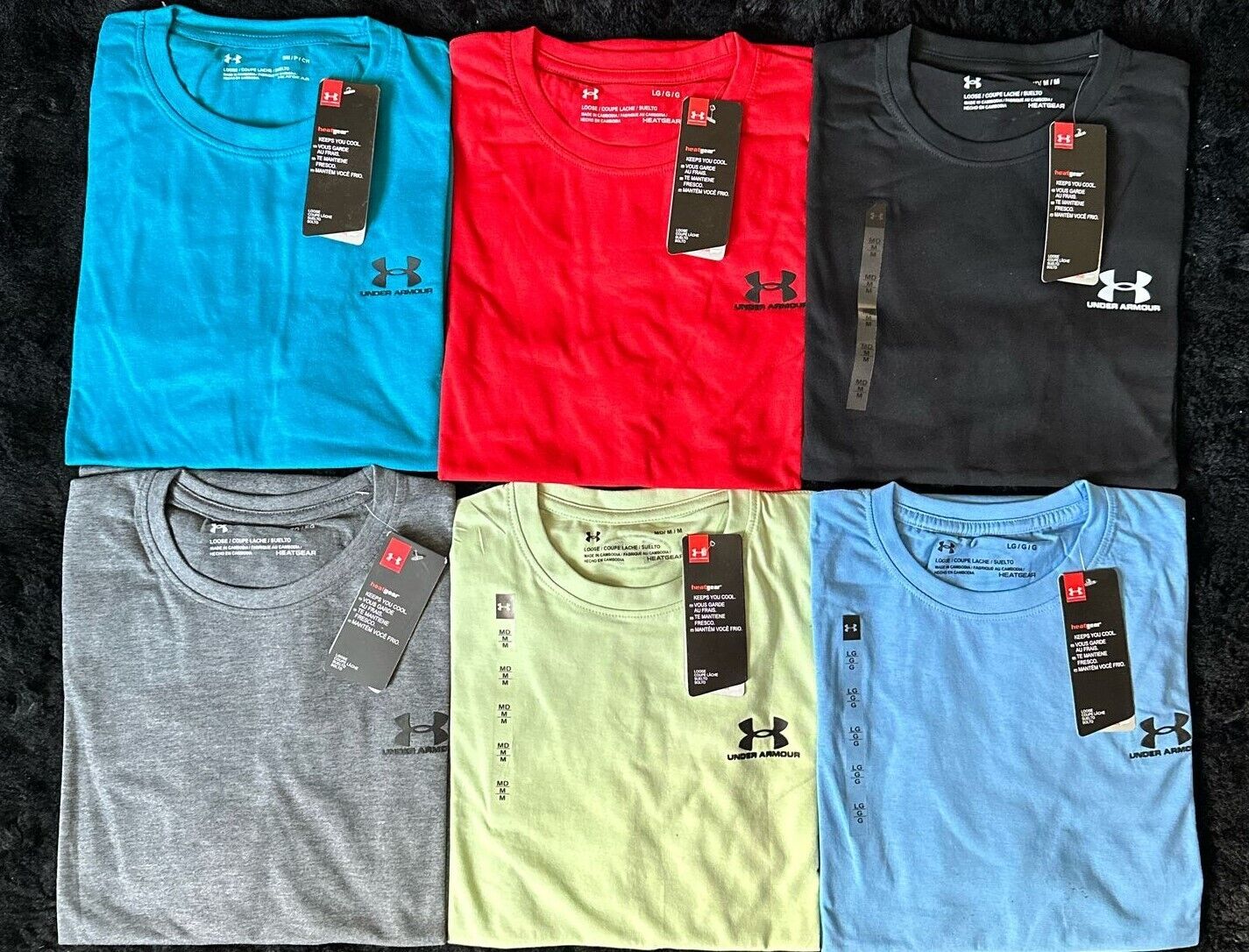 Men's Under Armour T-Shirt UA Sports Style, Crew Neck sport-Running-Gym