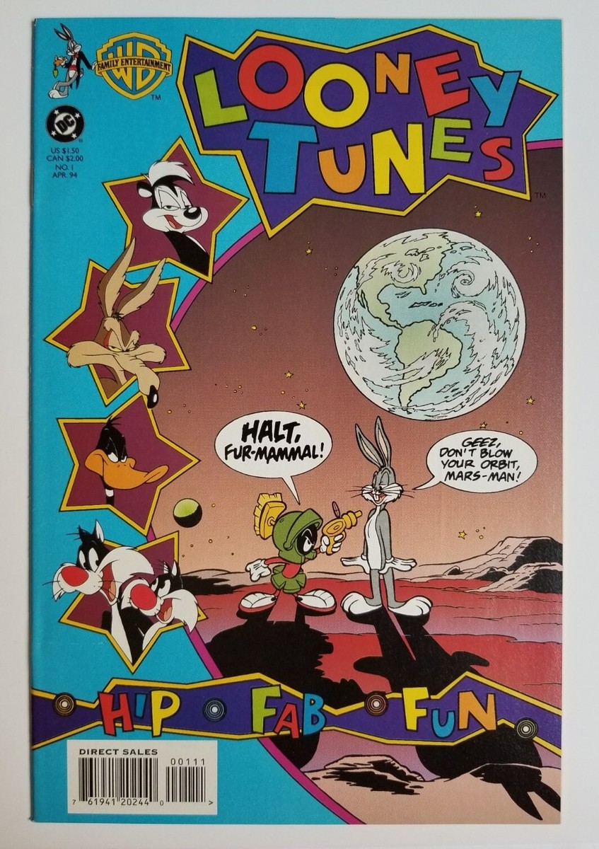 Looney Tunes #1 (DC Comics, 1994) Bugs Bunny, Taz, Direct Edition