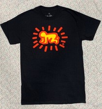 PucSun Keith Haring Mens Black T-Shirt SIZE M...