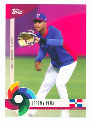 JEREMY PENA 2023 Topps World Baseball Classic Global Stars #4 Dominican Republic