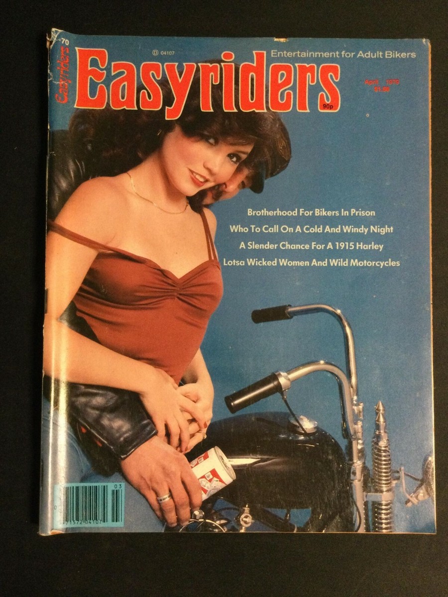 EASYRIDERS MOTORCYCLE April 1979 Magazine DAVID MANN ART #70 Has