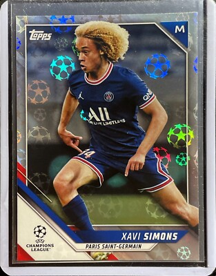Xavi Simons - 2022 Topps Champions League - Starball Foil #33
