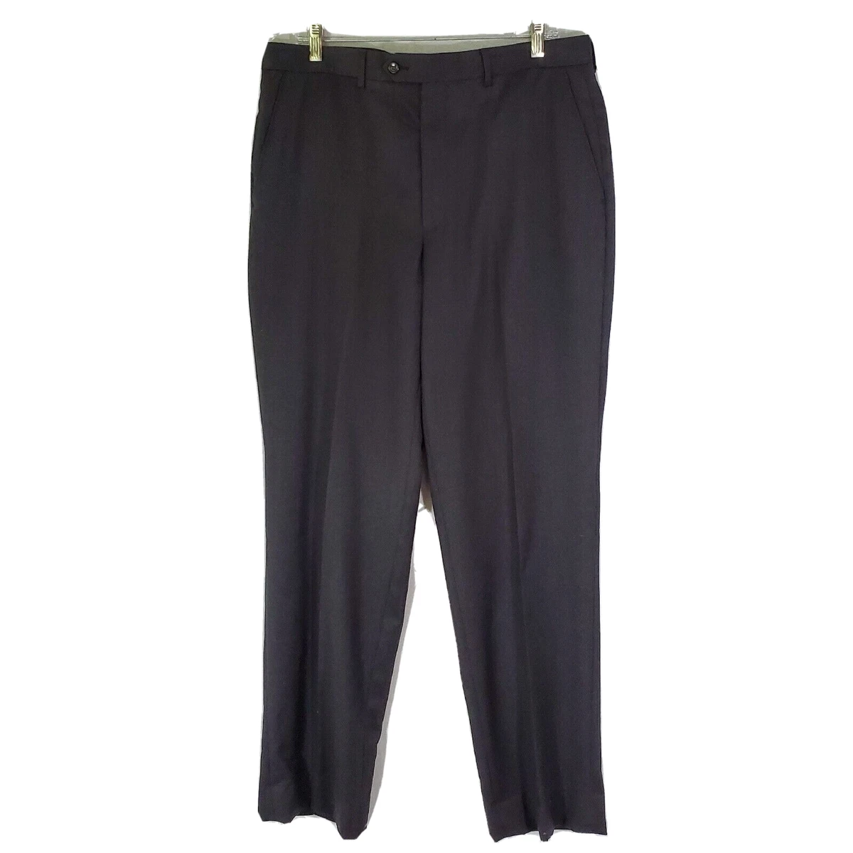 Jos. A Bank Executive Collection Tailored Fit Dress Pants Men's 35/32 Dark Gray