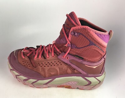 Hoka One One Tor Ultra Hi WP Dark Plum Boots Women's Sz 9 US