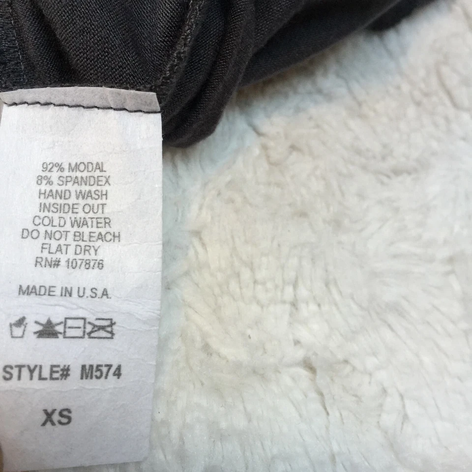 Cómodo EE. UU. Palm Bay Chaleco Túnica Mujeres XS Cremallera Frontal Gris Oscuro Cortina Bolsillos Elastizados Foto 4 de 4