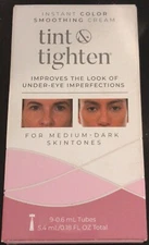Tint & Tighten Instant Color Smoothing Cream Medium/Dark 9 0.18 fl oz Tubes (M4