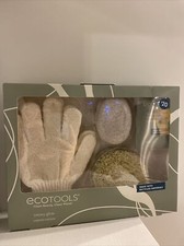 NEW EcoTools, Indulgent Bath Kit, Limited Edition, 4 Piece Gift Set, Exfoilate