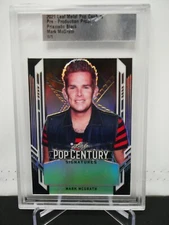 MARK MCGRATH 2021 LEAF METAL POP CENTURY PRISMATIC BLACK 1/1 *13866