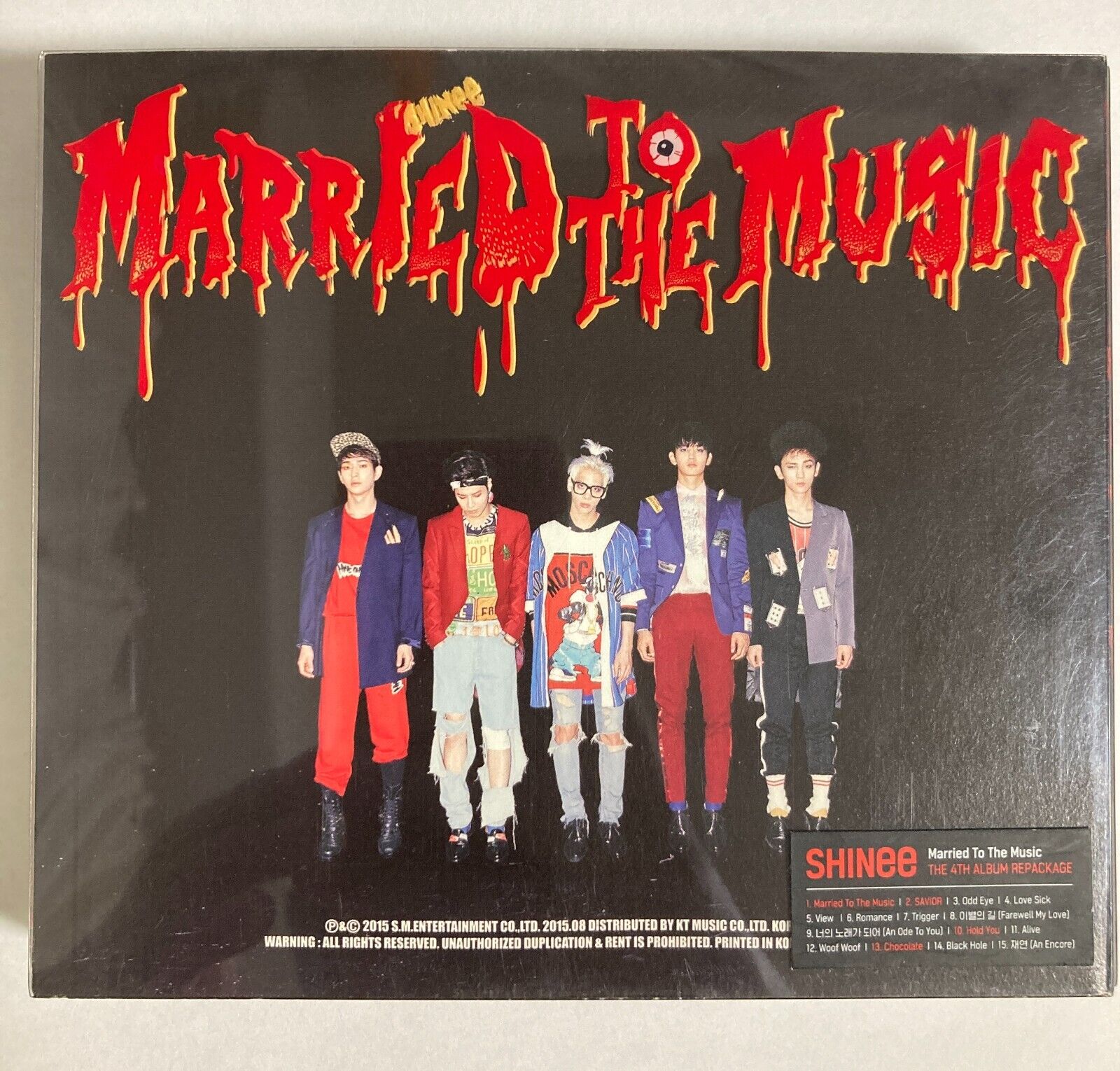 SHINee Married To The Music The 4th Album Repackage Korea Audio CD