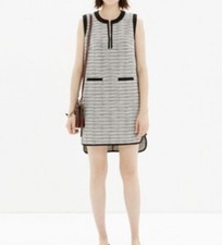Madewell Sleeveless Tweed Weave Dress 4