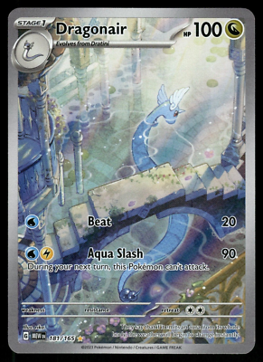 Dragonair Illustration Rare NM 181/165 Scarlet & Violet 151