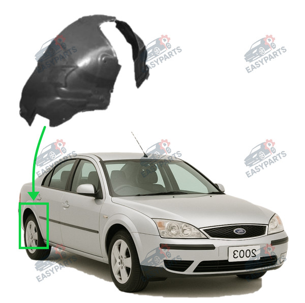 Radlauf StoßStange Locaro Hinten Rechts FüR Ford Mondeo 2001 - 2007-image