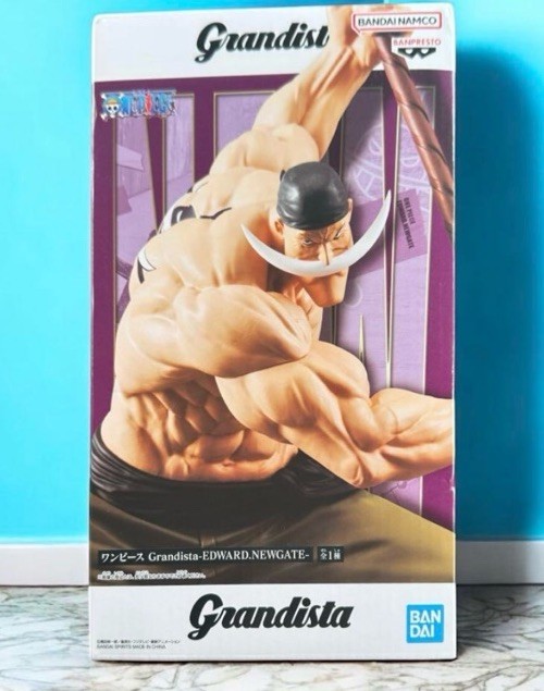 Figura de una pieza Edward. Newgate Shirohige Grandista Banpresto de Japón Nuevo