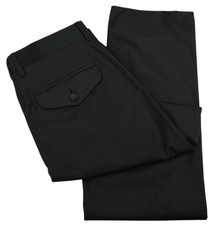 EMPORIO ARMANI Black Paisley Embroidered Tuxedo Wool Silk Pant 46 Italy NEW