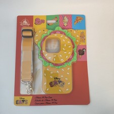 Funda Disney Parks Eats iPhone 14 Pro Cordón Hamburguesa Silicona Mickey Mouse Nueva