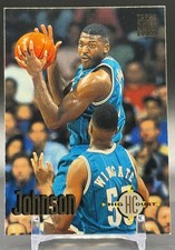 1993-94 Topps Stadium Club #178 Larry Johnson Charlotte Hornets High Court