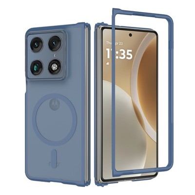 For Moto Razr Fold Magnetic Matte Translucent Shockproof Slim Rugged Phone Case