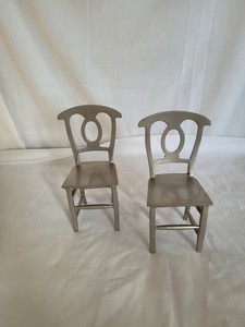 Pottery barn metal chair bookends 8"