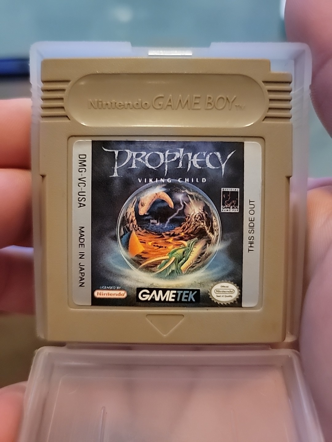 Prophecy of the Viking Child (Nintendo Game Boy, 1992) Tested w/Case