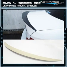 Fits 07-13 BMW 1- Series E82 Coupe 2DR Unpainted Rear Trunk Spoiler Wing - ABS