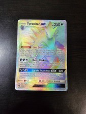 Pokémon Tyranitar GX Card 223/214 Sm-Lost Thunder Secret Rainbow Holo Rare on eBay