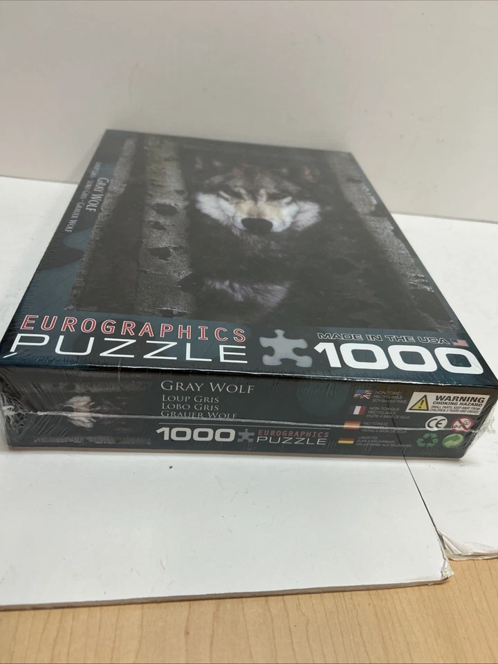 Eurographics 拼图 "Grey Wolf" ~ 1000 块 ~ Ex. 条件 ~ 49 厘米 x 68 厘米 — 第 3/3 张图片