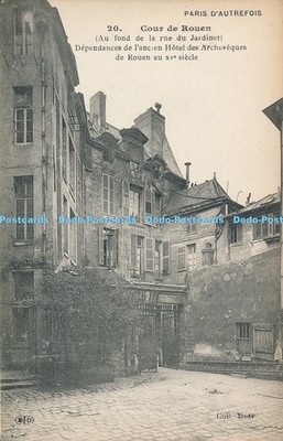 R023623 Paris d Autrefois Cour de Rouen E Le Deley B Hopkins
