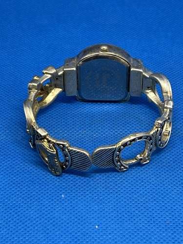 Geneva Platin Hufeisen Damen Armbanduhr 7196 Edelstahl Japan wie abgebildet - Bild 7 von 16