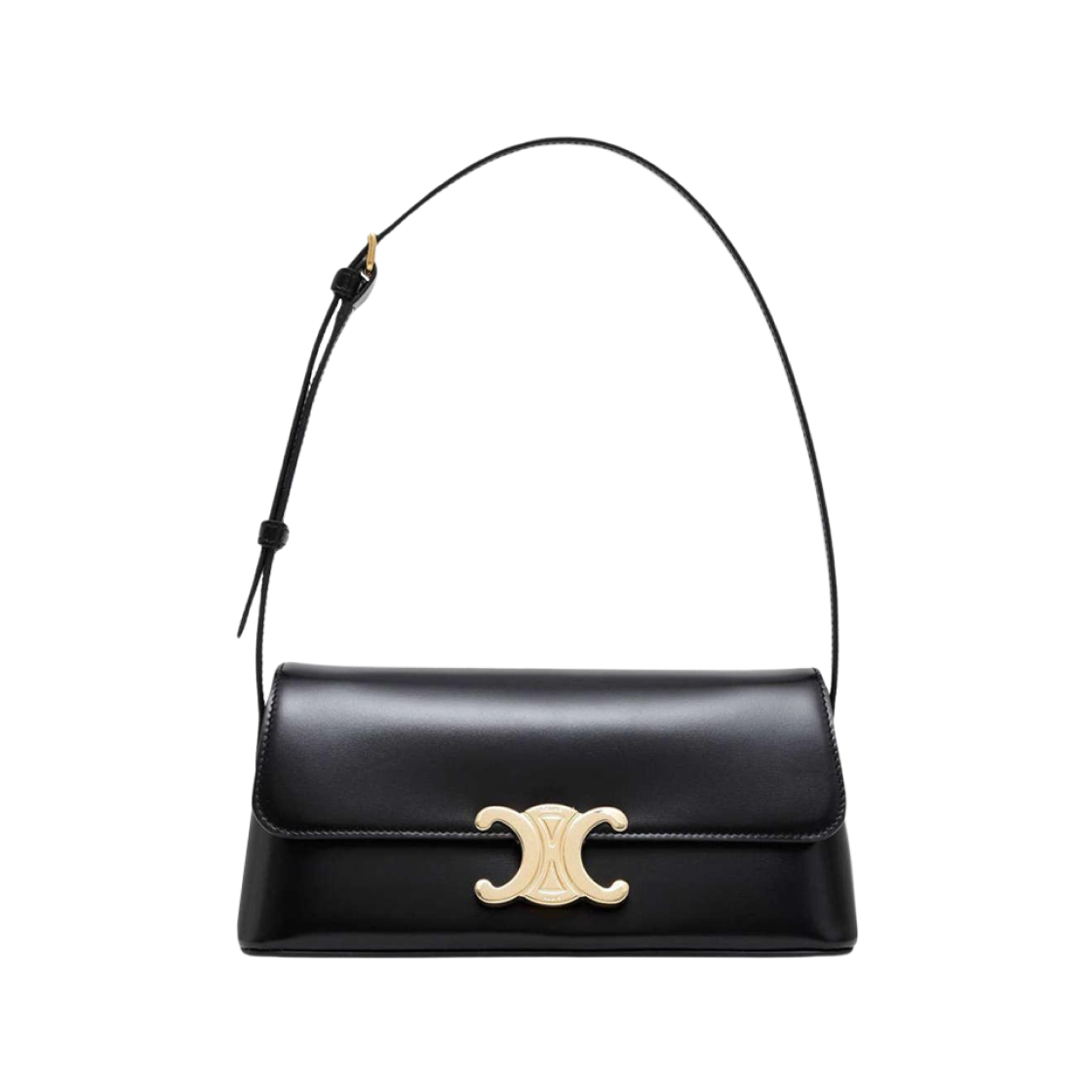 CELINE Diane Leather Triomphe handbag 関税込 ハンドバッグ Celine Diane Shoulder Bag in Triomphe Calfskin Black | eBay
