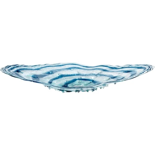 Cyan Design 05362 Abyss 37 X 21 inch Blue/Clear Plate - Picture 1 of 3