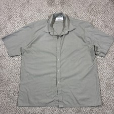 VTG Givenchy Gentleman Button Up Shirt Beige Sz. L