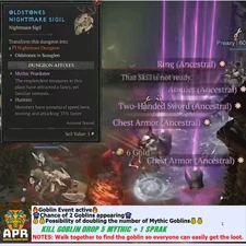 DIABLO 4❄️SEASON 11🔥MYTHIC PRANKSTER NM RUN🔥DROP MIN 5 MYTHIC🔥PM ME BEFOR BUY