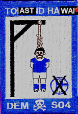 ANTI SCHALE 04 AUFNÄHER PATCH für BVB-RWE-Bochum-HSV-Köln-MSV-FCB-Berlin...FANS