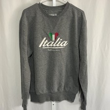 Disney Mickey Mouse Italia Sweatshirt Size M Gray