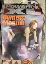 PowerTek XL Total Body Exerciser Dual Wheel Ab Roller By EMSON  Workout Fitness