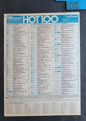 Billboard Hot 100 Singles Chart July 1980 Paul McCartney #1