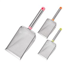 Stainless Steel Cat Litter Scooper Metal-Scoop Sifter Deep Shovel Cleaner Pet