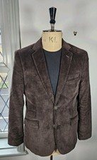 Bernard Weatherill Corduroy Jacket UK 40 Moon Tweed Elbow Patches Brown Blazer