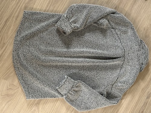 Spanx Luxe Fleece Shirt Jacke grau marmoriert Damen Gr. Small kuschelig - Bild 6 von 14