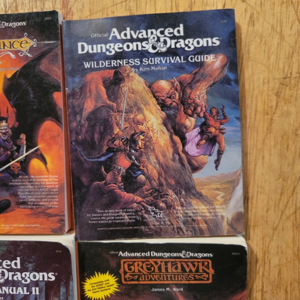 Lote de 4 mini livros em miniatura AD&D Dungeon & Dragons Tsr 1999 - Imagem 3 de 4