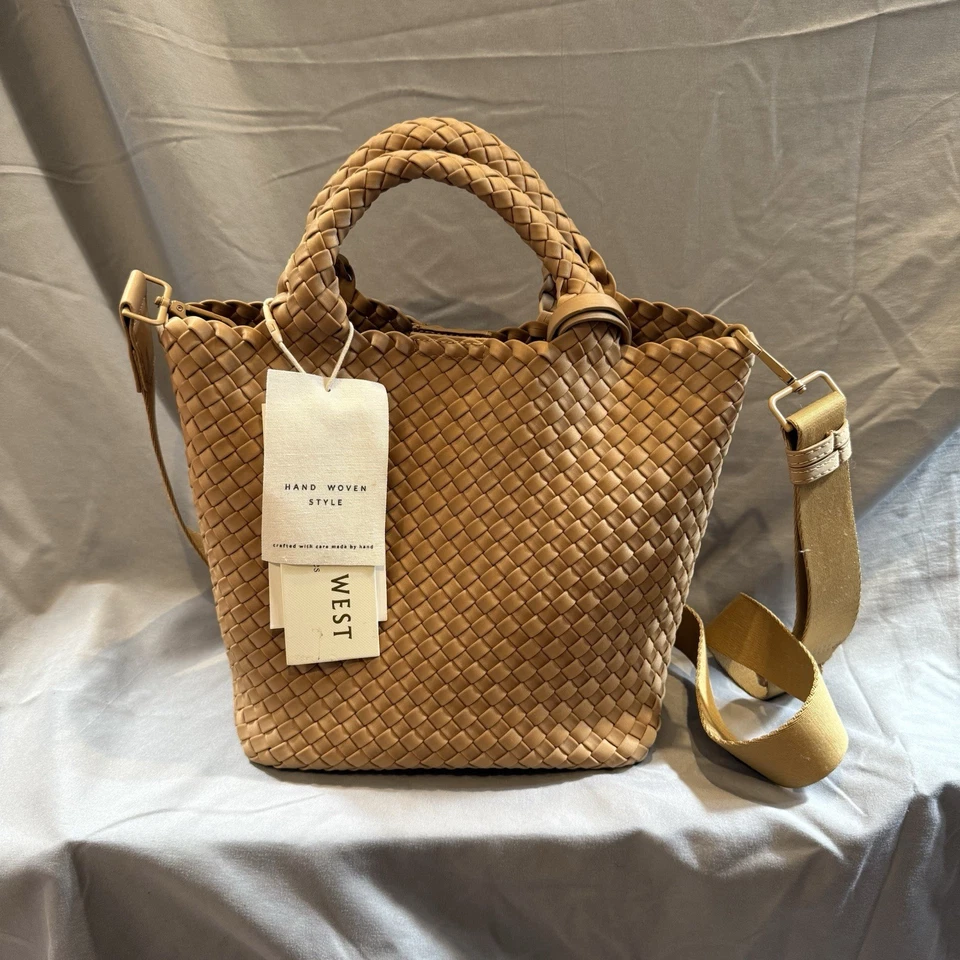 Kya неопрен 2 в 1 сумка Camel через плечо новый с Ярлыками сплетенный классический ($115 розничной) - Изображение 2 из 4