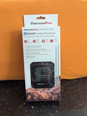 ThermoPro 500ft Bluetooth Meat Thermometer Wireless Grill 2 Probe Rechargeable