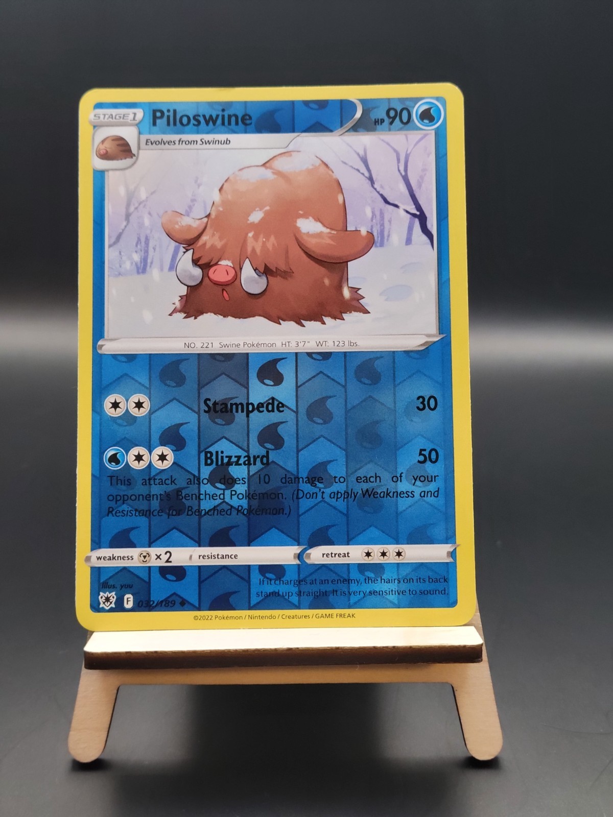 Piloswine - 032/189 (Reverse Holo) #32 - Pokemon Sword & Shield: Astral Radiance