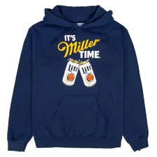 Miller Lite - It's Miller Time Hoodie Blue