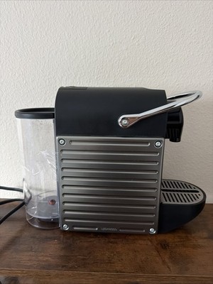 Nespresso Pixie Type C60 Espresso Coffee Capsule Pod Machine Maker Gunmetal Gray