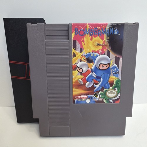 Bomberman II Nintendo NES +Dustcover Tested Authentic CLEAN