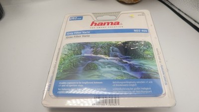HAMA 62MM GRAUFILTER VARIO ND2-400 +1 BIS +8 STOP im Koffer noch neu
