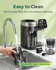 100 oz Cold Press Slow Juicer Machine 6.5" Extra Wide Chute 3-in-1 Smart Touch