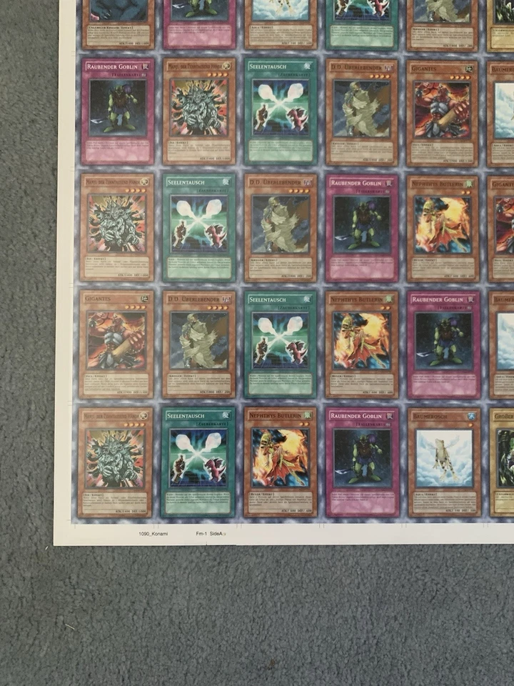 Yugioh Uncut Sheet CP04 Champion Pack 4 commons GERMAN! - Image 2 of 4
