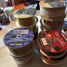 Mixed Lot of 16 Kirkland wide Decorative Ribbon Sealed Unsealed